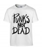 T-shirt Homme Punk's Not Dead [Musique, Punk, Graphique, Design] T-shirt Manches Courtes, Col Rond