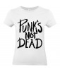 T-shirt Femme Punk's Not Dead [Musique, Punk, Graphique, Design] T-shirt Manches Courtes, Col Rond