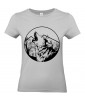 T-shirt Femme Tattoo Loup [Tatouage, Animaux, Graphique, Design] T-shirt Manches Courtes, Col Rond