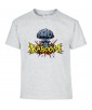 T-shirt Homme Pop Art Kaboom [Explosion, Bombe Nucléaire, Graffiti, Rétro, Comics, Cartoon] T-shirt Manches Courtes, Col Rond