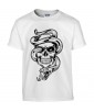 T-shirt Homme Tête de Mort Serpent [Tattoo, Tatouage, Rock, Gothique] T-shirt Manches Courtes, Col Rond