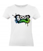 T-shirt Femme Pop Art Booo [Tentacule, Graffiti, Rétro, Comics, Cartoon] T-shirt Manches Courtes, Col Rond