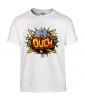 T-shirt Homme Pop Art Ouch [Graffiti, Combat, Rétro, Comics, Cartoon] T-shirt Manches Courtes, Col Rond