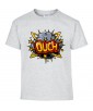 T-shirt Homme Pop Art Ouch [Graffiti, Combat, Rétro, Comics, Cartoon] T-shirt Manches Courtes, Col Rond
