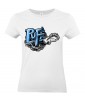 T-shirt Femme Pop Art Puff [Graffiti, Tir, Arme, Pistolet, Rétro, Comics, Cartoon] T-shirt Manches Courtes, Col Rond