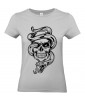 T-shirt Femme Tête de Mort Serpent [Tattoo, Tatouage, Rock, Gothique] T-shirt Manches Courtes, Col Rond