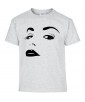 T-shirt Homme Sexy Glamour [Pin-Up, Visage, Femme, Mode, Graphique, Design] T-shirt Manches Courtes, Col Rond