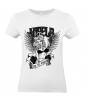 T-shirt Femme Sexy Angels [Tattoo, Tatouage, Pin-Up, Ange, Coquin] T-shirt Manches Courtes, Col Rond