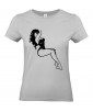 T-shirt Femme Pin-Up Rétro Jessica [Pin-Up, Ronde, Formes, Cartoon, Sexy, Coquin] T-shirt Manches Courtes, Col Rond