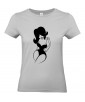 T-shirt Femme Pin-Up Rétro Victoria [Pin-Up, Ronde, Formes, Cartoon, Sexy, Coquin] T-shirt Manches Courtes, Col Rond