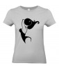 T-shirt Femme Pin-Up Rétro Lindsay [Pin-Up, Ronde, Formes, Cartoon, Sexy, Coquin] T-shirt Manches Courtes, Col Rond