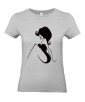 T-shirt Femme Pin-Up Rétro Gloria [Pin-Up, Ronde, Formes, Cartoon, Sexy, Coquin] T-shirt Manches Courtes, Col Rond