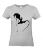 T-shirt Femme Pin-Up Rétro Kelly [Pin-Up, Ronde, Formes, Cartoon, Sexy, Coquin] T-shirt Manches Courtes, Col Rond