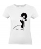 T-shirt Femme Pin-Up Rétro Rosalyn [Pin-Up, Ronde, Formes, Cartoon, Sexy, Coquin] T-shirt Manches Courtes, Col Rond