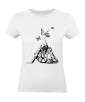 T-shirt Femme Tattoo Tribal Sexy [Tatouage, Femme, Papillon, Graphique, Design] T-shirt Manches Courtes, Col Rond