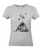 T-shirt Femme Tattoo Tribal Sexy [Tatouage, Femme, Papillon, Graphique, Design] T-shirt Manches Courtes, Col Rond