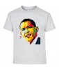 T-shirt Homme Pop Art Barack Obama [Président, USA, Star, Colorful, Célébrité] T-shirt Manches Courtes, Col Rond