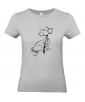 T-shirt Femme Tattoo Lotus [Tatouage, Zen, Spiritualité, Fleur de Lotus, Religion] T-shirt Manches Courtes, Col Rond