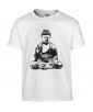 T-shirt Homme Tattoo Buddha Méditation [Tatouage, Bouddha, Religion, Yoga, Zen, Spiritualité ] T-shirt Manches Courtes, Col Rond