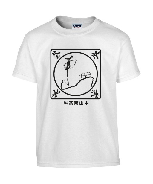 T-shirt Homme Tattoo Zen [Tatouage, Chinois, Religion, Spiritualité] T-shirt Manches Courtes, Col Rond