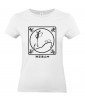 T-shirt Femme Tattoo Zen [Tatouage, Chinois, Religion, Spiritualité] T-shirt Manches Courtes, Col Rond