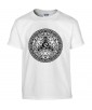 T-shirt Homme Tattoo Mandala Ohm [Tatouage, Religion, Spiritualité, Zen] T-shirt Manches Courtes, Col Rond