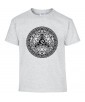 T-shirt Homme Tattoo Mandala Ohm [Tatouage, Religion, Spiritualité, Zen] T-shirt Manches Courtes, Col Rond