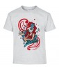 T-shirt Homme Tête de Mort Calavera Sexy [Skull, Gothique, Mexique, Fête des Morts, Santa Muerte] T-shirt Manches Courtes, Col Rond