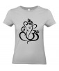 T-shirt Femme Tattoo Ganesh Design [Tatouage, Religion, Yoga, Spirituel, Élephant, Dieu] T-shirt Manches Courtes, Col Rond