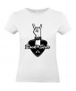 T-shirt Femme Musique Rock Star [Concert, Métal, Rock, Guitare, Médiator] T-shirt Manches Courtes, Col Rond