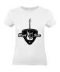 T-shirt Femme Musique Rock Star Guitare [Concert, Métal, Rock, Médiator] T-shirt Manches Courtes, Col Rond