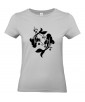T-shirt Femme Tattoo Carpe Japonaise [Tatouage, Irezumi, Spiritualité, Japon, Zen, Animaux, Poisson, Religion] T-shirt Manches Courtes, Col Rond