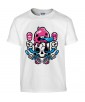 T-shirt Homme Tête de Mort Swag [Skull, Fun, Humour Noir, Trash] T-shirt Manches Courtes, Col Rond