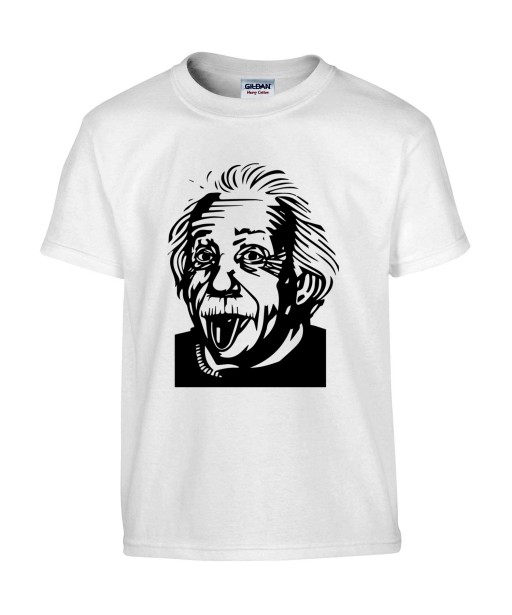 T-shirt Homme Albert Einstein [Humour, Star, Célébrité] T-shirt Manches Courtes, Col Rond