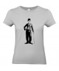 T-shirt Homme Charlie Chaplin Silhouette [Cinéma, Star, Artiste, Rétro, Films, Célébrité] T-shirt Manches Courtes, Col Rond