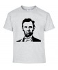 T-shirt Homme Abraham Lincoln [USA, Star, Président, Célébrité] T-shirt Manches Courtes, Col Rond