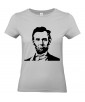 T-shirt Femme Abraham Lincoln [USA, Star, Président, Célébrité] T-shirt Manches Courtes, Col Rond