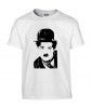 T-shirt Homme Charlie Chaplin [Cinéma, Star, Artiste, Rétro, Films, Célébrité] T-shirt Manches Courtes, Col Rond
