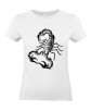 T-shirt Femme Tattoo Scorpion [Tatouage, Animaux, Graphique, Design, Zodiac] T-shirt Manches Courtes, Col Rond