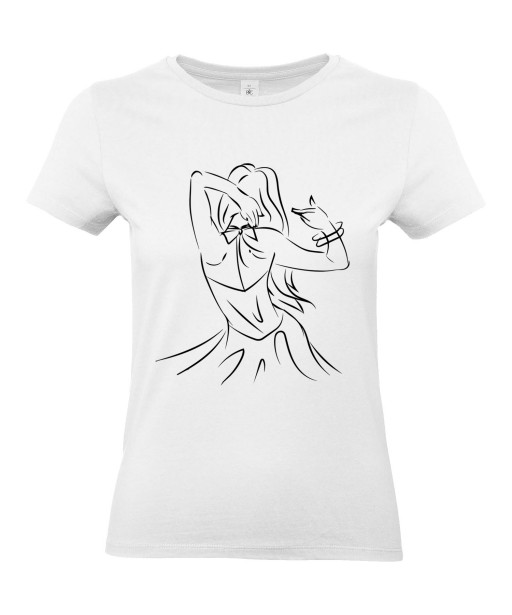 T-shirt Femme Robe Mariage [Romantique, Love, EVJF, Mariée, Amour, Mode, Design] T-shirt Manches Courtes, Col Rond