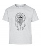 T-shirt Homme Tattoo Attrape Rêves [Tatouage, Oiseau, Chouette, Hibou, Animaux, Indien] T-shirt Manches Courtes, Col Rond