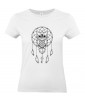 T-shirt Femme Tattoo Attrape Rêves [Tatouage, Oiseau, Chouette, Hibou, Animaux, Indien] T-shirt Manches Courtes, Col Rond