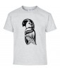 T-shirt Homme Tattoo Perroquet [Tatouage, Oiseau, Animaux, Tribal] T-shirt Manches Courtes, Col Rond