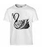T-shirt Homme Tattoo Cygne [Tatouage, Oiseau, Graphique, Design, Animaux] T-shirt Manches Courtes, Col Rond