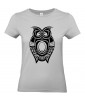 T-shirt Femme Tattoo Hibou [Tatouage, Oiseau, Graphique, Design, Chouette, Animaux] T-shirt Manches Courtes, Col Rond