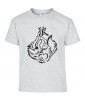 T-shirt Homme Tattoo Tribal Loup Symbole [Tatouage, Animaux, Graphique, Design] T-shirt Manches Courtes, Col Rond