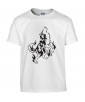 T-shirt Homme Tattoo Tribal Loup Hurlement [Tatouage, Animaux, Graphique, Design] T-shirt Manches Courtes, Col Rond