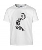 T-shirt Homme Tattoo Tribal Loup Lune [Tatouage, Animaux, Graphique, Design] T-shirt Manches Courtes, Col Rond