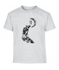 T-shirt Homme Tattoo Tribal Loup Lune [Tatouage, Animaux, Graphique, Design] T-shirt Manches Courtes, Col Rond