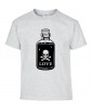 T-shirt Homme Tête de Mort Poison [Skull, Humour Noir, Amour, Love] T-shirt Manches Courtes, Col Rond